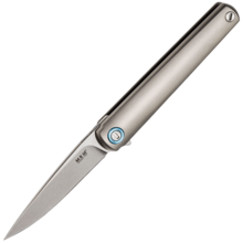 MKM FLAME telaio in titanio sabbiato BÖHLER M390 - DROP POINT MK FL01-TSW - KNIFESTOCK