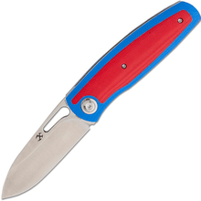 Kansept Mato Satin CPM-S35VN Blue and Red G10 K1050A1 - KNIFESTOCK
