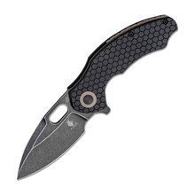 Kizer Degnan Mini Roach Liner Lock Knife Black G-10 - V3477C2 - KNIFESTOCK