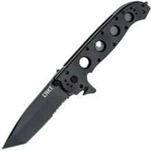 CRKT CR-M16-14ZLEK Tanto Blackout with Triple Point Serrations  - KNIFESTOCK