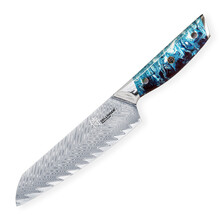 DELLINGER SANTOKU BLUE 17cm RESIN FUTURE K-H189 - KNIFESTOCK