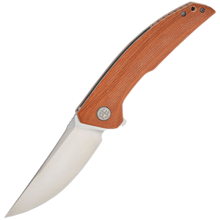 Petrified Fish PFP05 Deepsea Satin K110 Brown Micarta PFP05BRMS - KNIFESTOCK