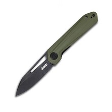 KUBEY Royal Nest Liner Lock EDC Pocket Knife Front Flipper Green G10 Handle KU321F - KNIFESTOCK