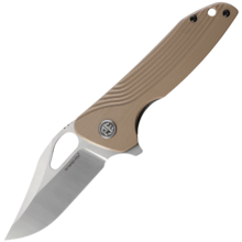 Petrified Fish PF999 Mastiff Satin K110 khaki G10 PF999K - KNIFESTOCK