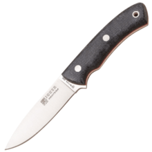 JOKER PANTHER BUSHCRAFT KNIFE BLACK JUTE MICARTA HANDLE - KNIFESTOCK