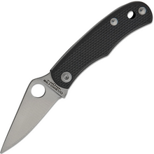 Spyderco BUG BLACK G-10 PLAINEDGE - KNIFESTOCK