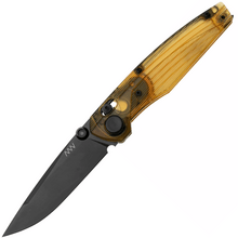 ANV Knives A100 Ultem BB, DLC black, Plain edge, Ultem natural - KNIFESTOCK