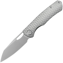 KB Socius Silver Sandblast S90V Sandblast Ti  FRAG Pattern KB300A - KNIFESTOCK