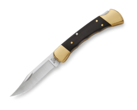 BUCK 110 Folding Hunter®, Finger Grooved BU-0110BRSFG - KNIFESTOCK