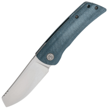 Petrified Fish PFE05 Flavorist Satin K110 Blue Micarta PFE05BMP - KNIFESTOCK