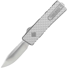 Ocaso Lucent Automaattinen OTF Mini (CA Laillinen) Satin 18LMS - KNIFESTOCK