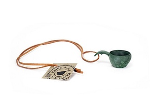 KUPILKA 1 Mini Cup With Leather String 15 ml K1G - KNIFESTOCK