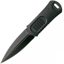 WE Oss Dagger Knife Black Stonewashed CPM-20CV Fixed Blade With Black G10 Inlay 2017E - KNIFESTOCK