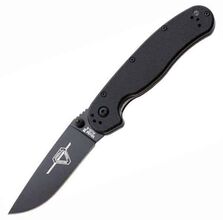 Ontario RAT II FOLDER black/black ON8861BP - KNIFESTOCK