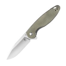 Kizer Cozy Liner Lock Knife, Green Micarta - V3613C2 - KNIFESTOCK