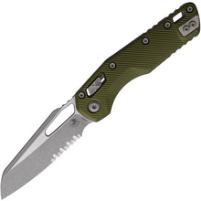 Microtech MSI S/E APOCALYPTIC PART SERRATE FLUTED OD GREEN 210-11APFLOD - KNIFESTOCK
