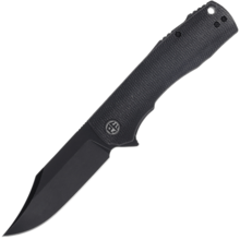 Petrified Fish PFP03 Victor Black Stonewash K110 Black Micarta PFP03DMW - KNIFESTOCK