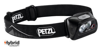 E099FA00 Petzl ACTIK HOOFDLAMP ZWART - KNIFESTOCK