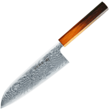 Dellinger Japan Santoku Knife 165 mm Hokiyama Sakon Bokusui ROU-Wave - KNIFESTOCK