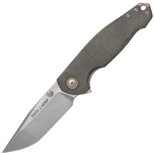 Viper KATLA Stonewash M390, Green Canvas Micarta V5982CG - KNIFESTOCK