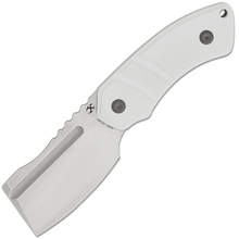 Kansept Korvid S Stonewashed 14C28N White G10 + Kydex Sheath G2030A2 - KNIFESTOCK