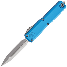 Microtech ULTRATECH GEN IV D/E STONEWASH STANDARD BLUE 11224-10BL - KNIFESTOCK