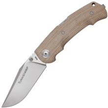 Viper TURN Essential Clip Point Satin M390, Natural Canvas Micarta V5988CN - KNIFESTOCK