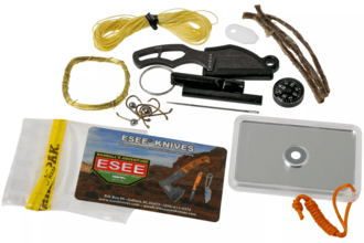 ESEE Mini Survival Kit w/ Gibson Pinch Knife in Embossed Tin PINCH-KIT - KNIFESTOCK