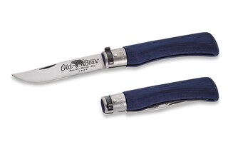 OLD BEAR® BLUE STAINLESS STEEL, LAMINATED HANDLE XL 9307/23_M - KNIFESTOCK