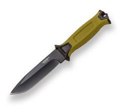 JKR MILITARY KNIFE RUBBER HANDLE GREEN 13cm. JKR0770 - KNIFESTOCK