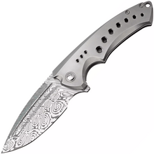 We Knife Nexusia Polished Bead Blasted Titanium Handle WE22044-ds1 - KNIFESTOCK