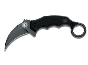 Fox Knives FKMD KUKU HANUMAN KARAMBIT. NOIR 02FX636T - KNIFESTOCK