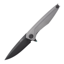 ANV Knives ANVZ300-023 Z300 Sleipner DLC Frame Lock Plain Edge Titanium - KNIFESTOCK