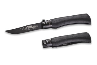 OLD BEAR® - STAINLESS STEEL (PTFE COATING), BLACK LAMINATED HANDLE XL 9303/23_MNN - KNIFESTOCK