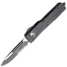 Microtech Utx-70 S/E Black Tactical Partial Serrated 148-2T - KNIFESTOCK