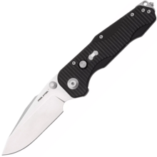 Real Steel folding knife Evolution Ironclad Black G10 stonewash - KNIFESTOCK