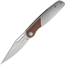 Kizer Raze S45VN, bublinkové stonewashed, plná zrna kůže &amp; Ti Ki3720A2 - KNIFESTOCK