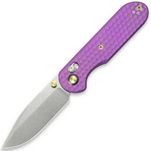 GEO Knife Ethereal Cutter SW M390 Blade SWPurple Ti - KNIFESTOCK