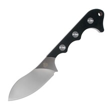 QSP Knife Neckmuk, D2 Fixed Blade, Black G10 Handle QS125-A - KNIFESTOCK