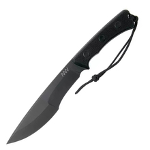 ANV Knives P500 - SLEIPNER, DLC, LEATHER SHEATH BLACK ANVP500-007 - KNIFESTOCK