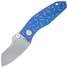 Kubey Monsterdog Blue G10 Pink Sprinkles, Beadblast 14C28N KU337N - KNIFESTOCK