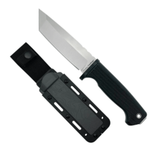 Demko Knives FreeReign - Tanto Rubberized - Black AUS10A FR-10A-TBL - KNIFESTOCK