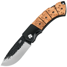 CJH Pocket Knife, Birch Burl Wood - KNIFESTOCK