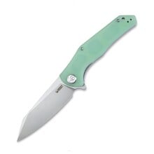 KUBEY Flash Liner Lock Flipper Folding Knife Jade G10 Handle KU158I - KNIFESTOCK