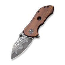 CIVIVI Gordo Guibourtia Wood Handle Damascus Blade C22018C-DS1 - KNIFESTOCK