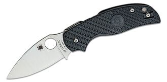 Spyderco Sage 5 Alzheimer&#039;s Lightweight Black C123PBK - KNIFESTOCK