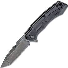 KERSHAW ANALYST Assisted Flipper Knife, Tanto Combo Blade K-2062ST - KNIFESTOCK