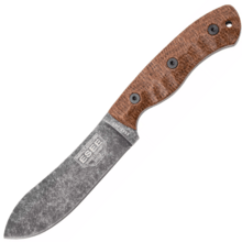 ESEE Knives ESEE JAMES GIBSON 5 NESSMUK, manches en Brown Sculpted Burlap Micarta, - KNIFESTOCK