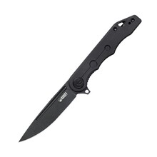 Kubey Mizo Liner Lock Flipper Folding Knife Black G10 Handle Ku312b - KNIFESTOCK