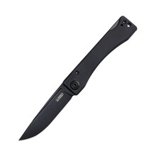 KUBEY Akino Lockback Pocket Folding Knife Black G10 Handle KU2102D - KNIFESTOCK